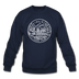Virginia Sweatshirt - State Design Virginia Crewneck Sweatshirt - navy