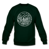 Virginia Sweatshirt - State Design Virginia Crewneck Sweatshirt - forest green