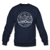 Wyoming Sweatshirt - State Design Wyoming Crewneck Sweatshirt - navy