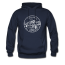 Colorado Hoodie - State Design Unisex Colorado Hooded Sweatshirt - navy