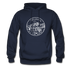 Colorado Hoodie - State Design Unisex Colorado Hooded Sweatshirt - navy