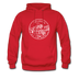 Colorado Hoodie - State Design Unisex Colorado Hooded Sweatshirt - red