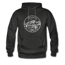 Colorado Hoodie - State Design Unisex Colorado Hooded Sweatshirt - charcoal gray