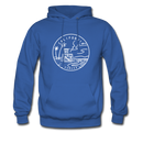 California Hoodie - State Design Unisex California Hooded Sweatshirt - royal blue