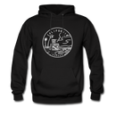 California Hoodie - State Design Unisex California Hooded Sweatshirt - black