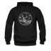 California Hoodie - State Design Unisex California Hooded Sweatshirt - black