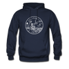 California Hoodie - State Design Unisex California Hooded Sweatshirt - navy
