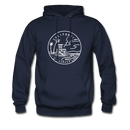 California Hoodie - State Design Unisex California Hooded Sweatshirt - navy