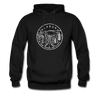 Alabama Hoodie - State Design Unisex Alabama Hooded Sweatshirt - black