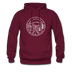 Alabama Hoodie - State Design Unisex Alabama Hooded Sweatshirt - burgundy
