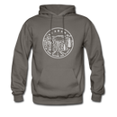 Alabama Hoodie - State Design Unisex Alabama Hooded Sweatshirt - asphalt gray