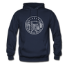 Alabama Hoodie - State Design Unisex Alabama Hooded Sweatshirt - navy