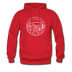 Alabama Hoodie - State Design Unisex Alabama Hooded Sweatshirt - red