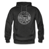 Alabama Hoodie - State Design Unisex Alabama Hooded Sweatshirt - charcoal gray