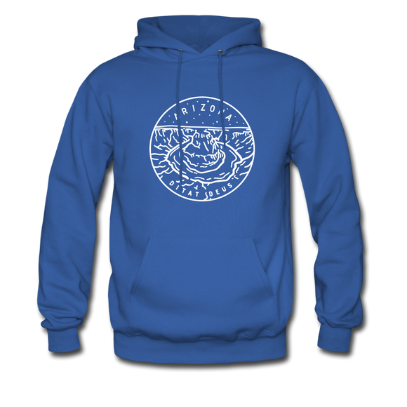 Arizona Hoodie - State Design Unisex Arizona Hooded Sweatshirt - royal blue