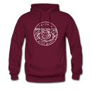 Arizona Hoodie - State Design Unisex Arizona Hooded Sweatshirt - burgundy