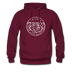 Arizona Hoodie - State Design Unisex Arizona Hooded Sweatshirt - burgundy