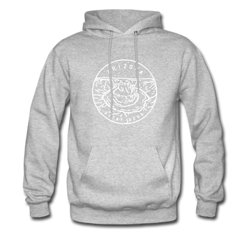 Arizona Hoodie - State Design Unisex Arizona Hooded Sweatshirt - heather gray