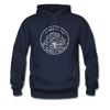 Connecticut Hoodie - State Design Unisex Connecticut Hooded Sweatshirt - navy