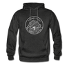 Connecticut Hoodie - State Design Unisex Connecticut Hooded Sweatshirt - charcoal gray
