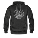 Connecticut Hoodie - State Design Unisex Connecticut Hooded Sweatshirt - charcoal gray