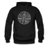 Delaware Hoodie - State Design Unisex Delaware Hooded Sweatshirt - black