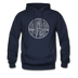 Delaware Hoodie - State Design Unisex Delaware Hooded Sweatshirt - navy