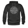 Delaware Hoodie - State Design Unisex Delaware Hooded Sweatshirt - charcoal gray