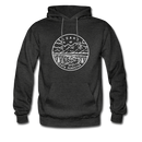 Idaho Hoodie - State Design Unisex Idaho Hooded Sweatshirt - charcoal gray