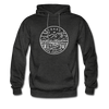 Idaho Hoodie - State Design Unisex Idaho Hooded Sweatshirt - charcoal gray