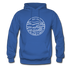 Indiana Hoodie - State Design Unisex Indiana Hooded Sweatshirt - royal blue