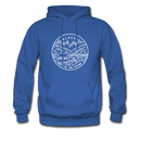 Alaska Hoodie - State Design Unisex Alaska Hooded Sweatshirt - royal blue