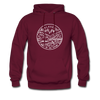 Alaska Hoodie - State Design Unisex Alaska Hooded Sweatshirt