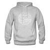 Alaska Hoodie - State Design Unisex Alaska Hooded Sweatshirt - heather gray