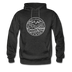 Alaska Hoodie - State Design Unisex Alaska Hooded Sweatshirt - charcoal gray