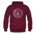 Arkansas Hoodie - State Design Unisex Arkansas Hooded Sweatshirt - burgundy