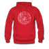 Arkansas Hoodie - State Design Unisex Arkansas Hooded Sweatshirt - red