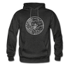 Arkansas Hoodie - State Design Unisex Arkansas Hooded Sweatshirt - charcoal gray