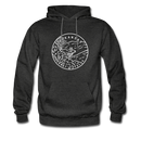 Arkansas Hoodie - State Design Unisex Arkansas Hooded Sweatshirt - charcoal gray