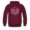 Florida Hoodie - State Design Unisex Florida Hooded Sweatshirt - burgundy