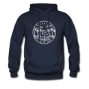 Florida Hoodie - State Design Unisex Florida Hooded Sweatshirt - navy