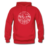 Florida Hoodie - State Design Unisex Florida Hooded Sweatshirt - red