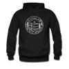 Georgia Hoodie - State Design Unisex Georgia Hooded Sweatshirt - black