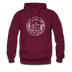 Georgia Hoodie - State Design Unisex Georgia Hooded Sweatshirt - burgundy