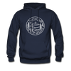 Georgia Hoodie - State Design Unisex Georgia Hooded Sweatshirt - navy