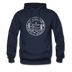 Georgia Hoodie - State Design Unisex Georgia Hooded Sweatshirt - navy