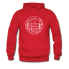 Georgia Hoodie - State Design Unisex Georgia Hooded Sweatshirt - red