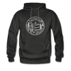 Georgia Hoodie - State Design Unisex Georgia Hooded Sweatshirt - charcoal gray
