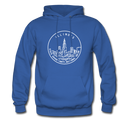 Illinois Hoodie - State Design Unisex Illinois Hooded Sweatshirt - royal blue
