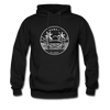 Hawaii Hoodie - State Design Unisex Hawaii Hooded Sweatshirt - black